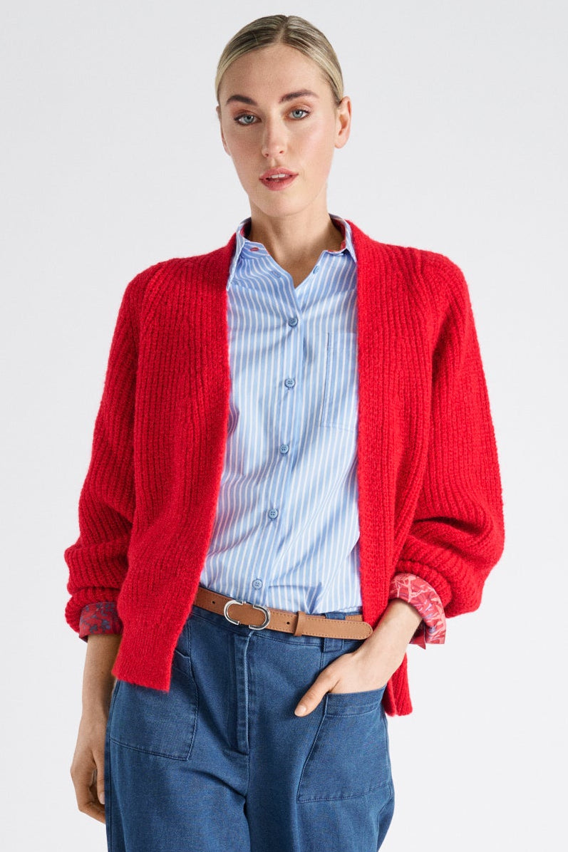Cardigan col châle sans boutons