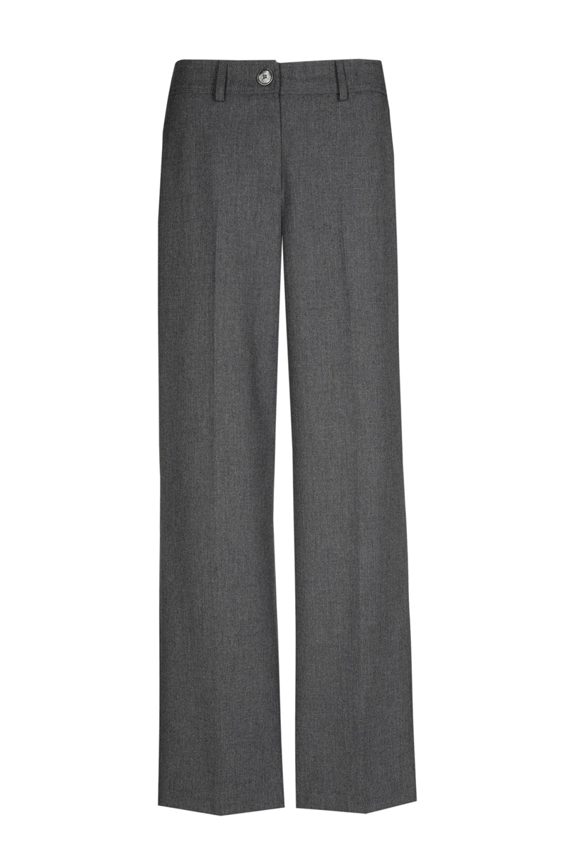 Grijze broek met brede pijpen