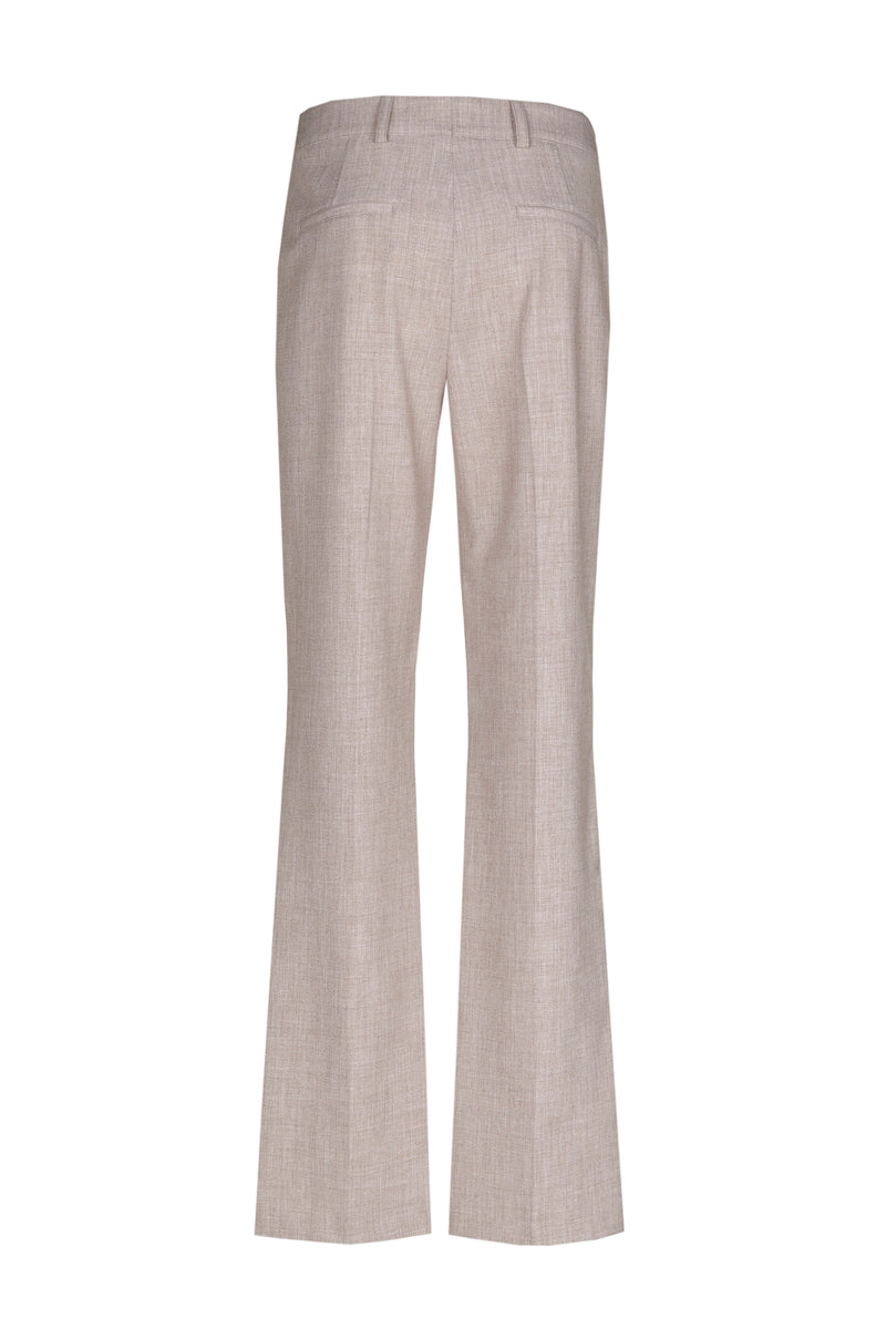 Zachtroze broek bootcut model