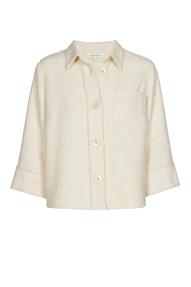 Veste blouse écru