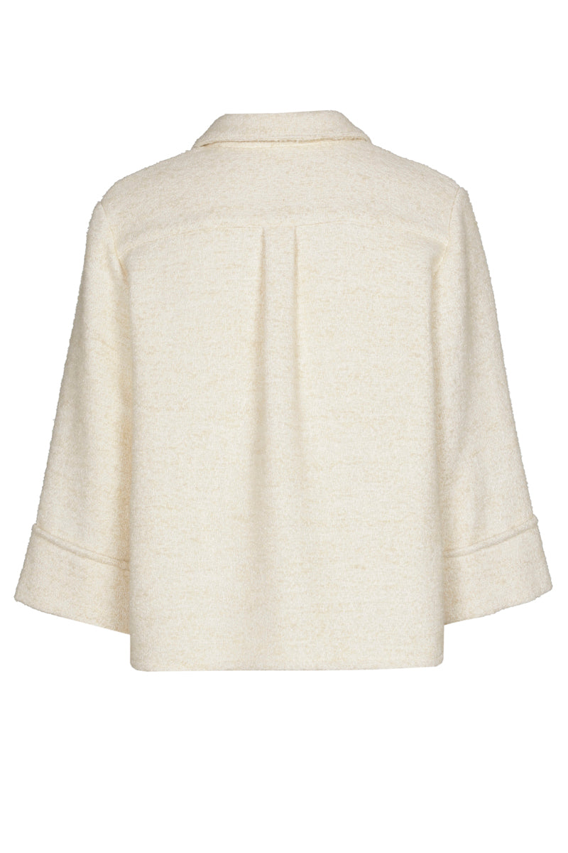 Veste blouse écru
