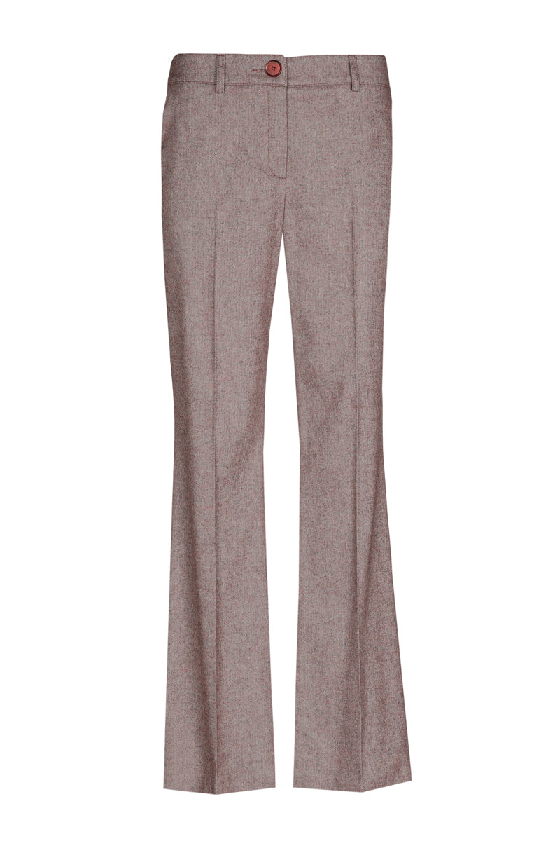 Bordeaux broek in bootcutmodel