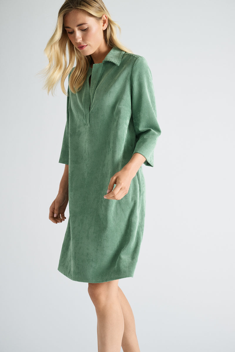 Groen kleedje in velours