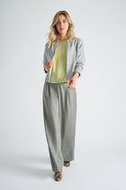 Grijze zachte cardigan
