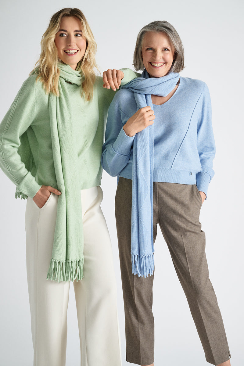 Mint green scarf