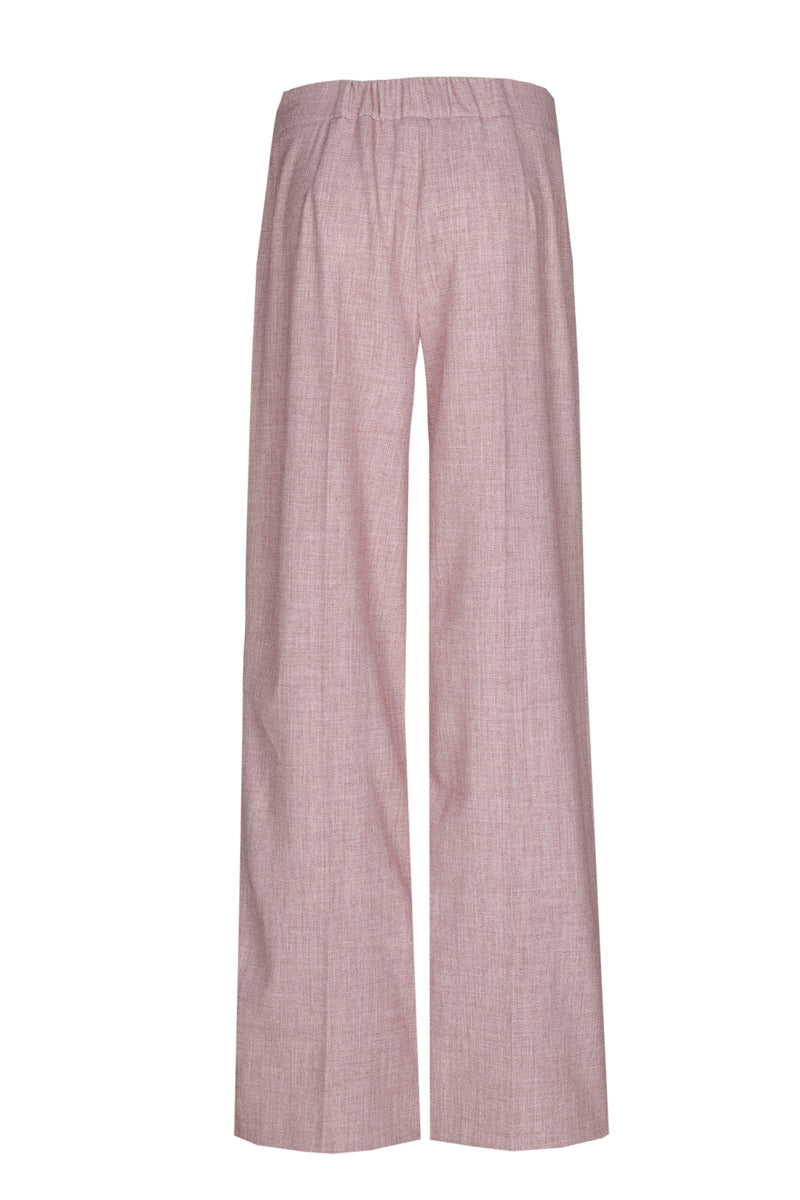  Pantalon rose avec taille élastique au dos