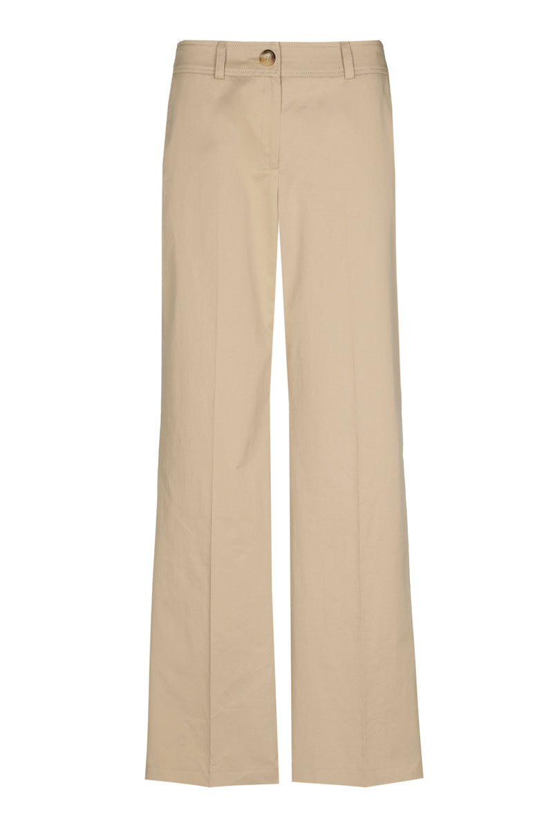 Pantalon en coton beige