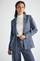 Blazer in jeansstof