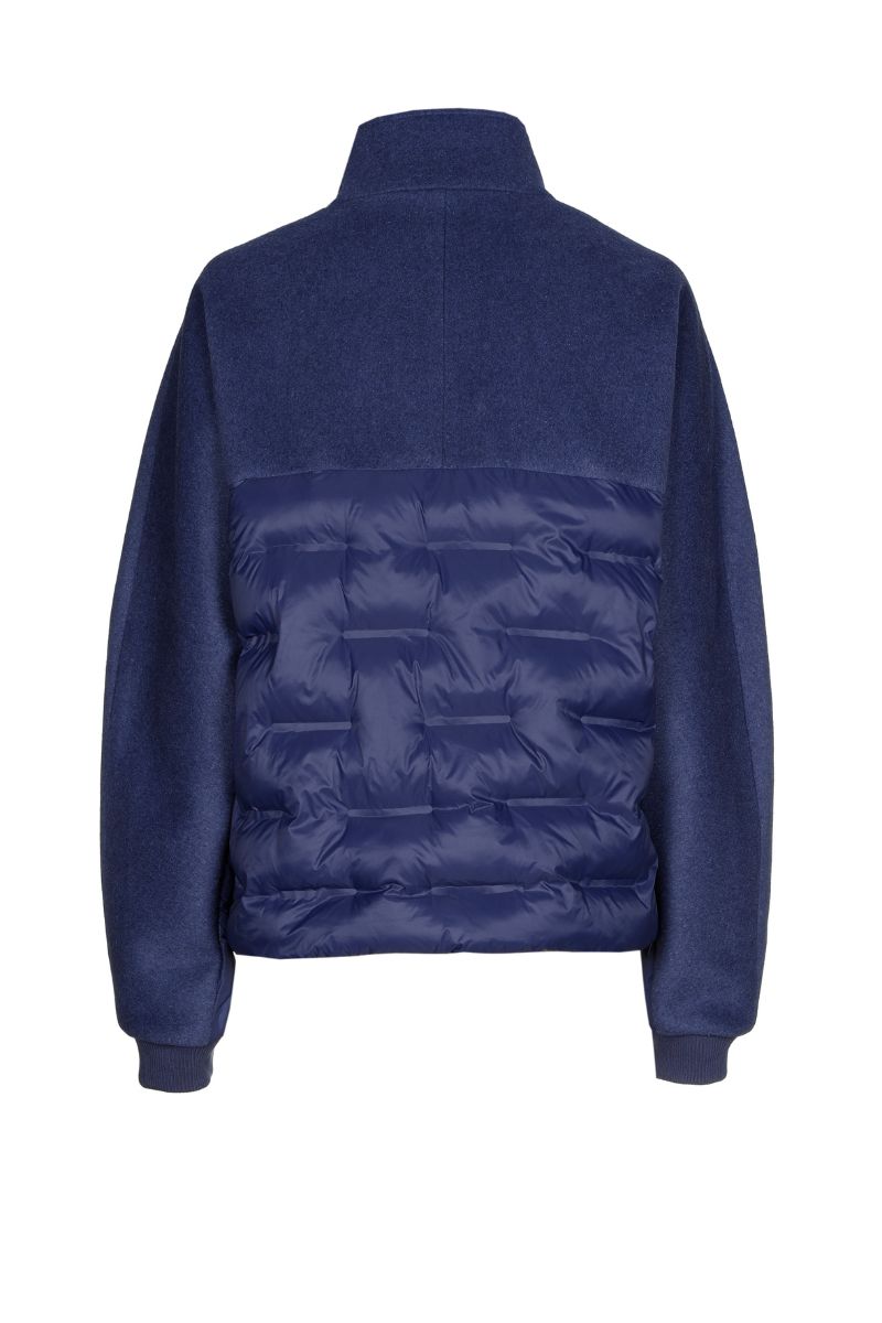 Veste court indigo bleu