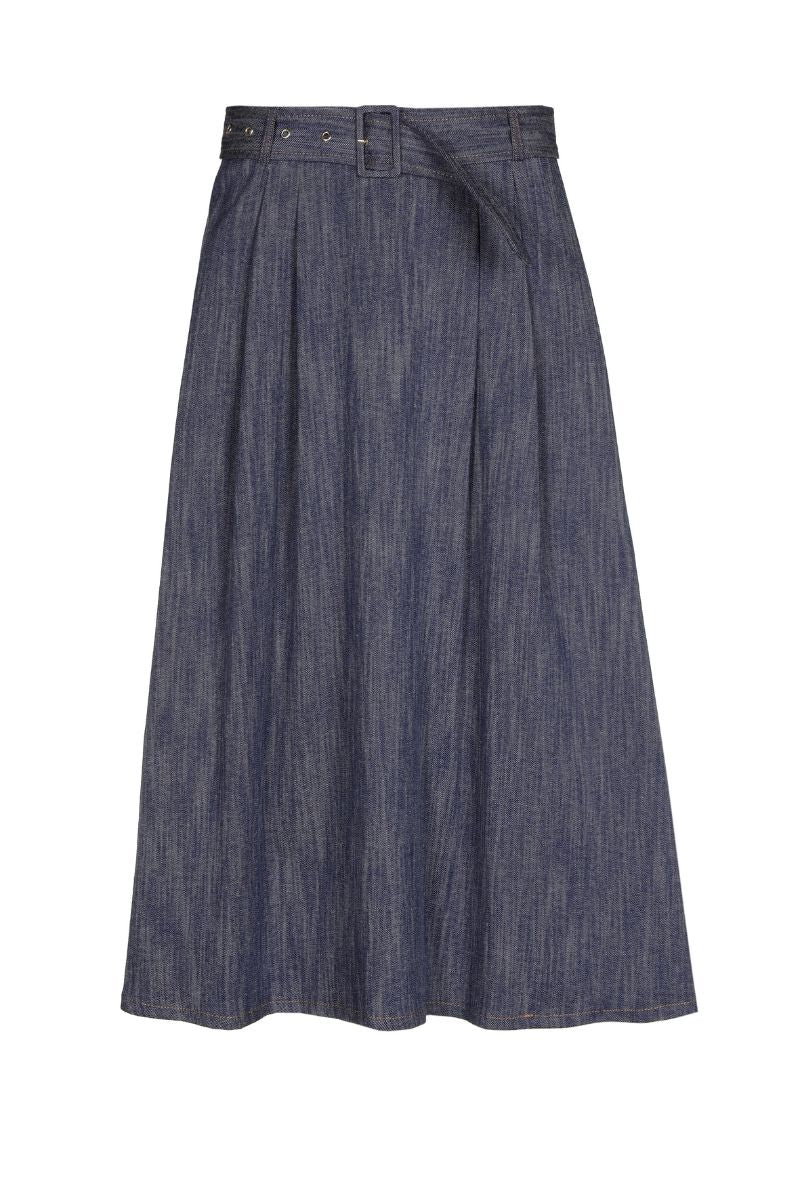 Jeansrok in denimstof