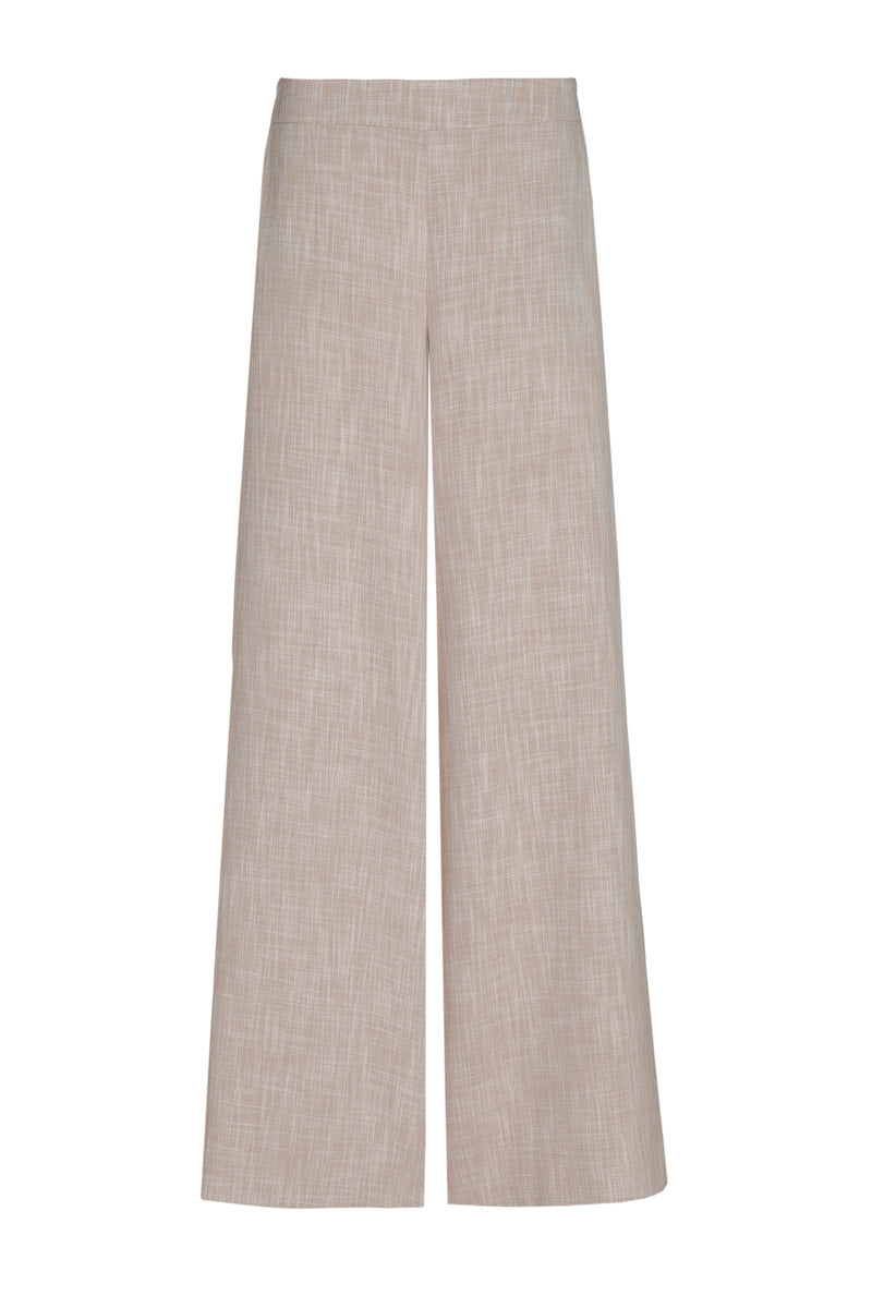 Taupe wijde broek