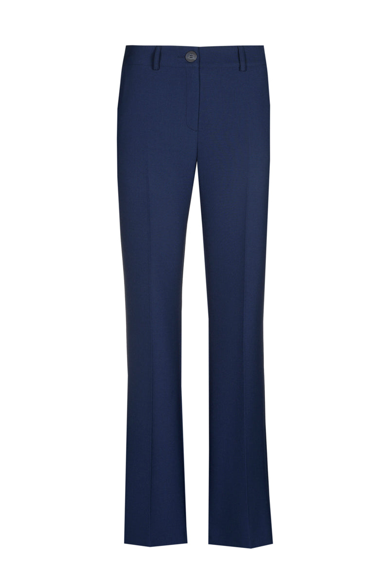 Pantalon droit à jambe évasée