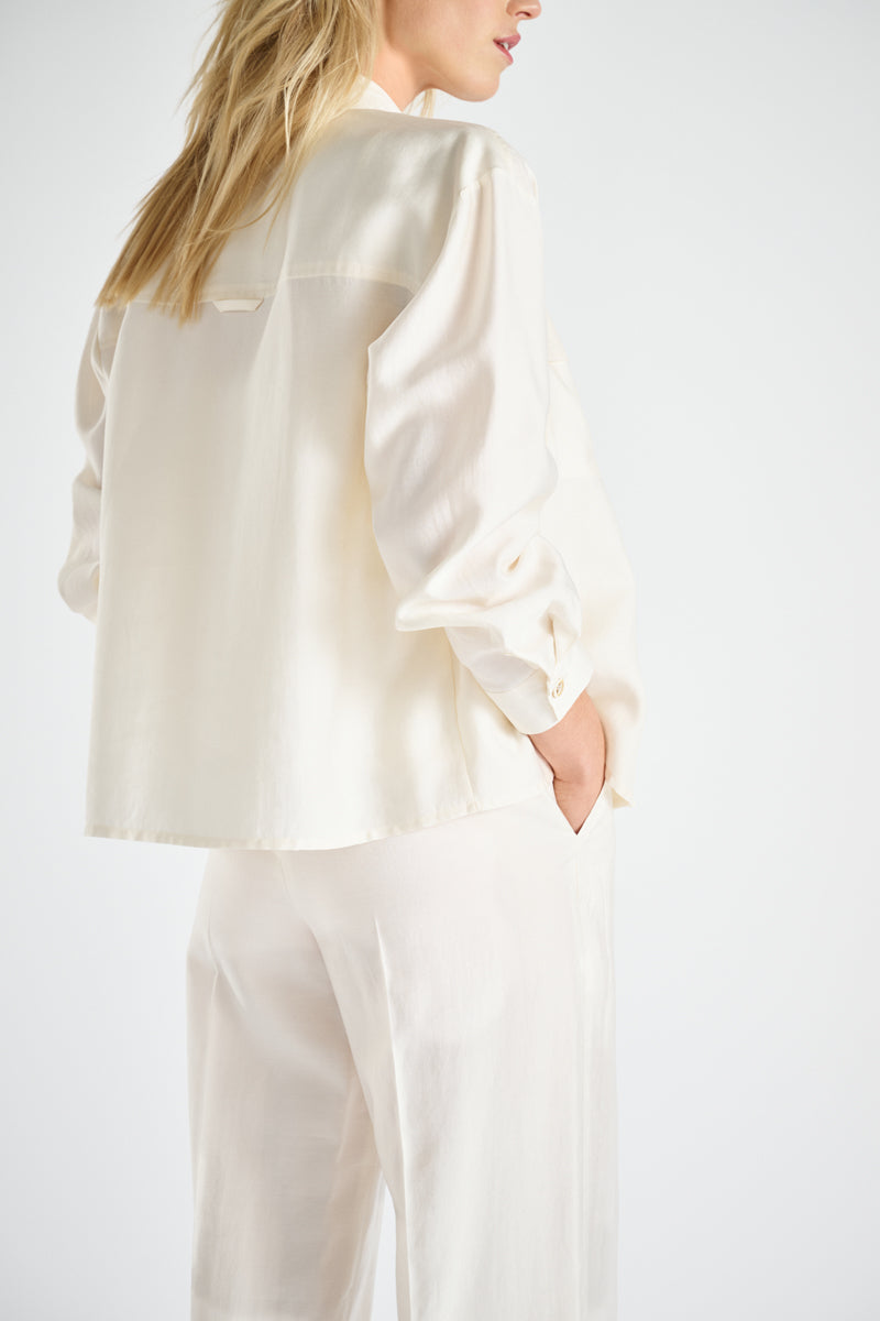 Chemise simple crème 
