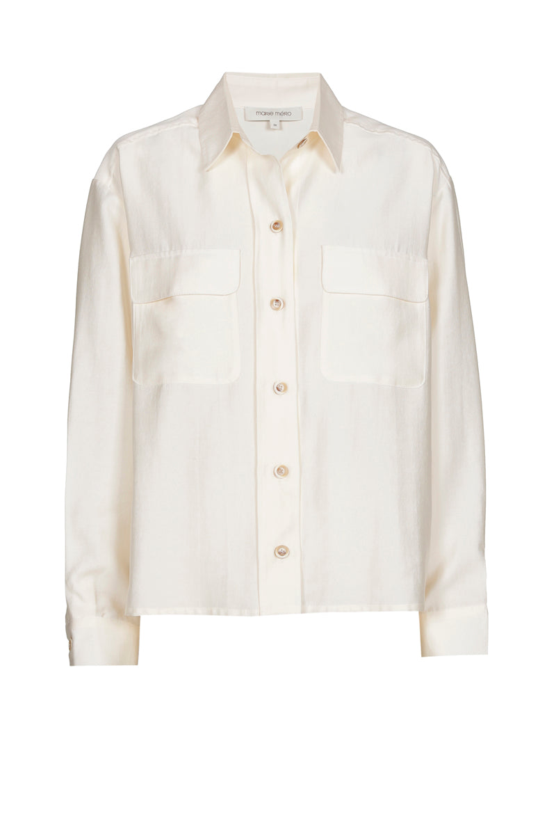 Chemise simple crème 