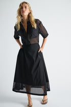 Midi rok in mesh