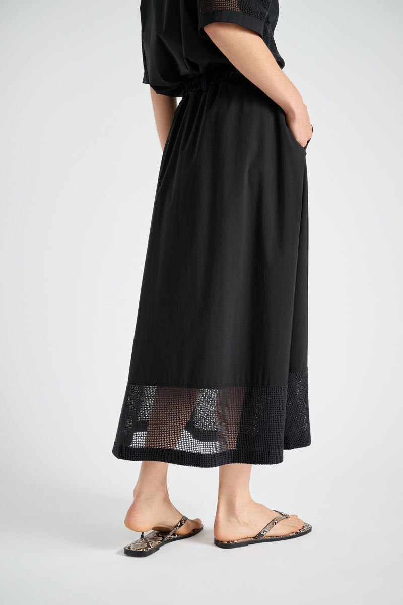 Midi rok in mesh