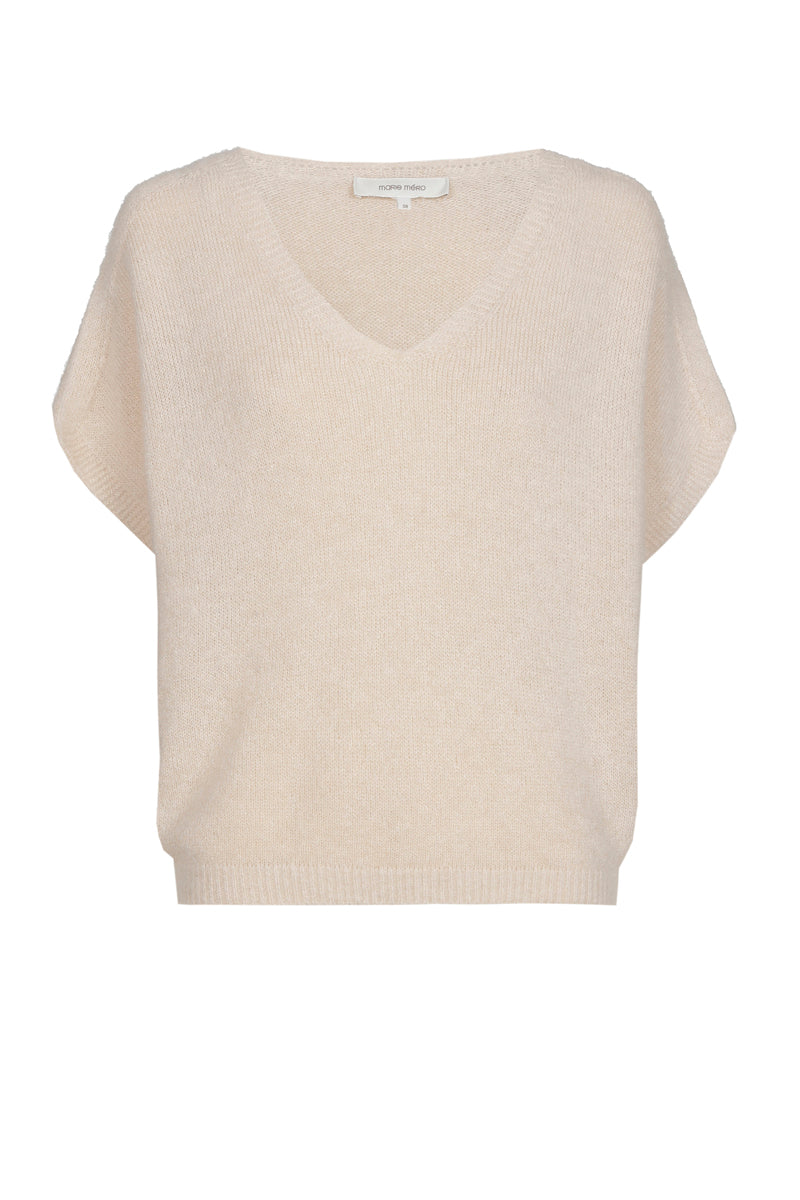 Wide v-neck sweater