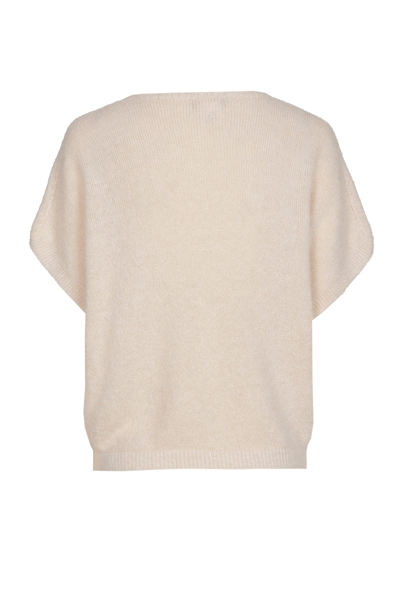 Wide v-neck sweater