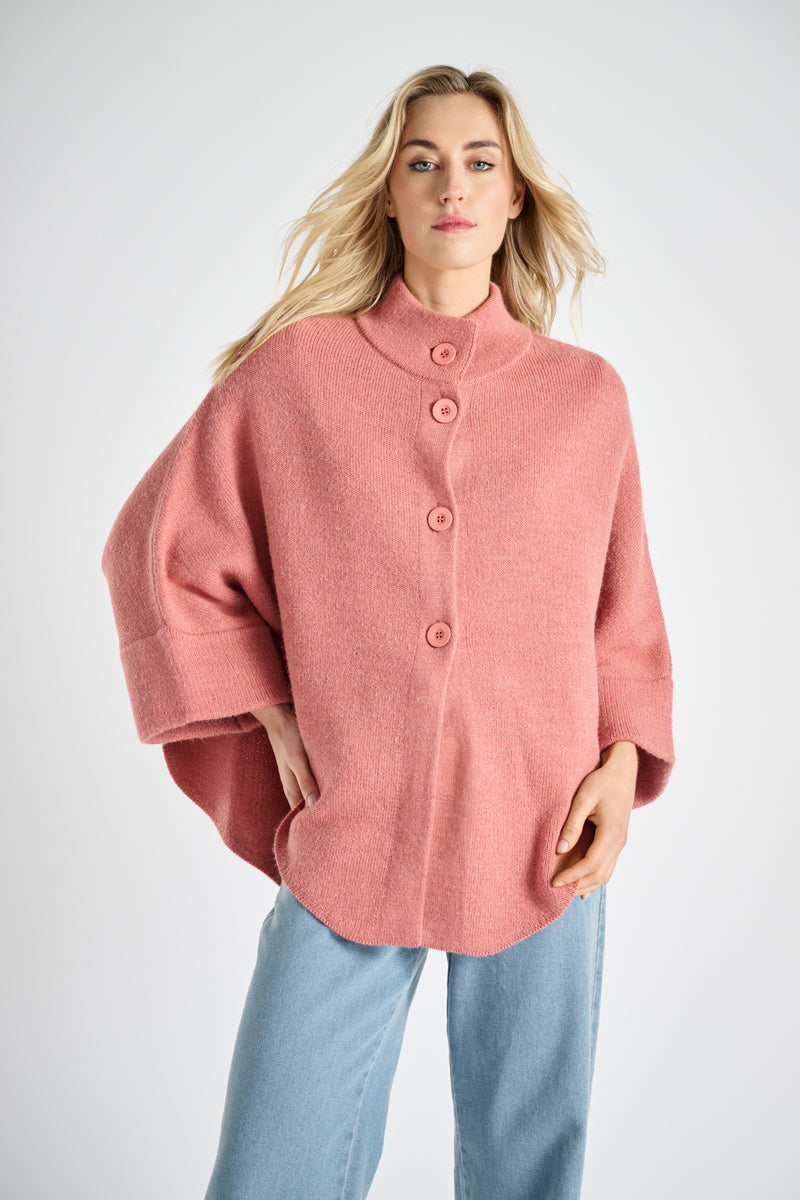 Cape rose boutonnée
