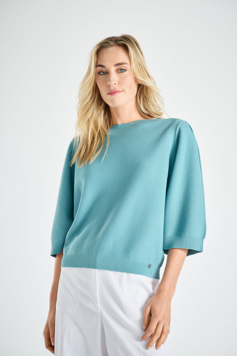 Emerald round neck sweater