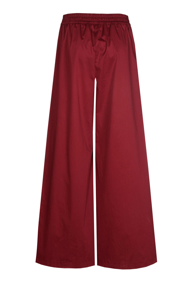 Bordeaux wide pants