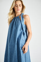 Longue robe d'été en denim