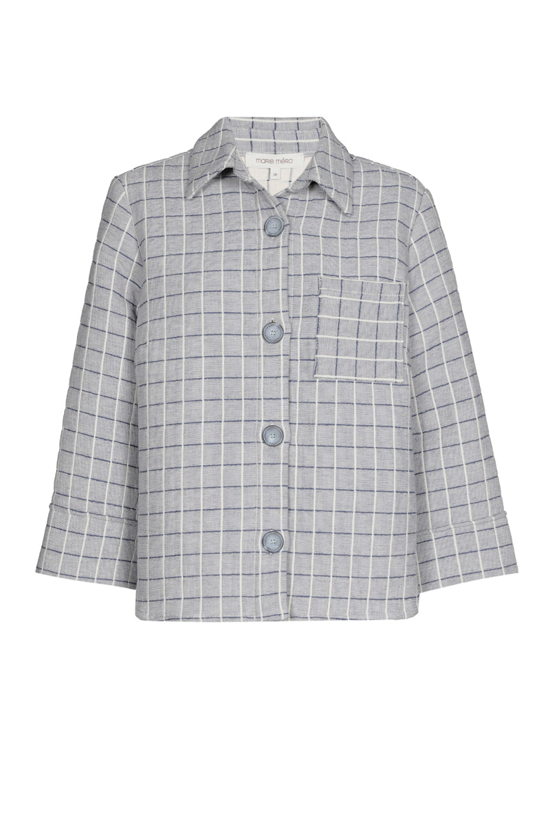 Checked unlined jacket