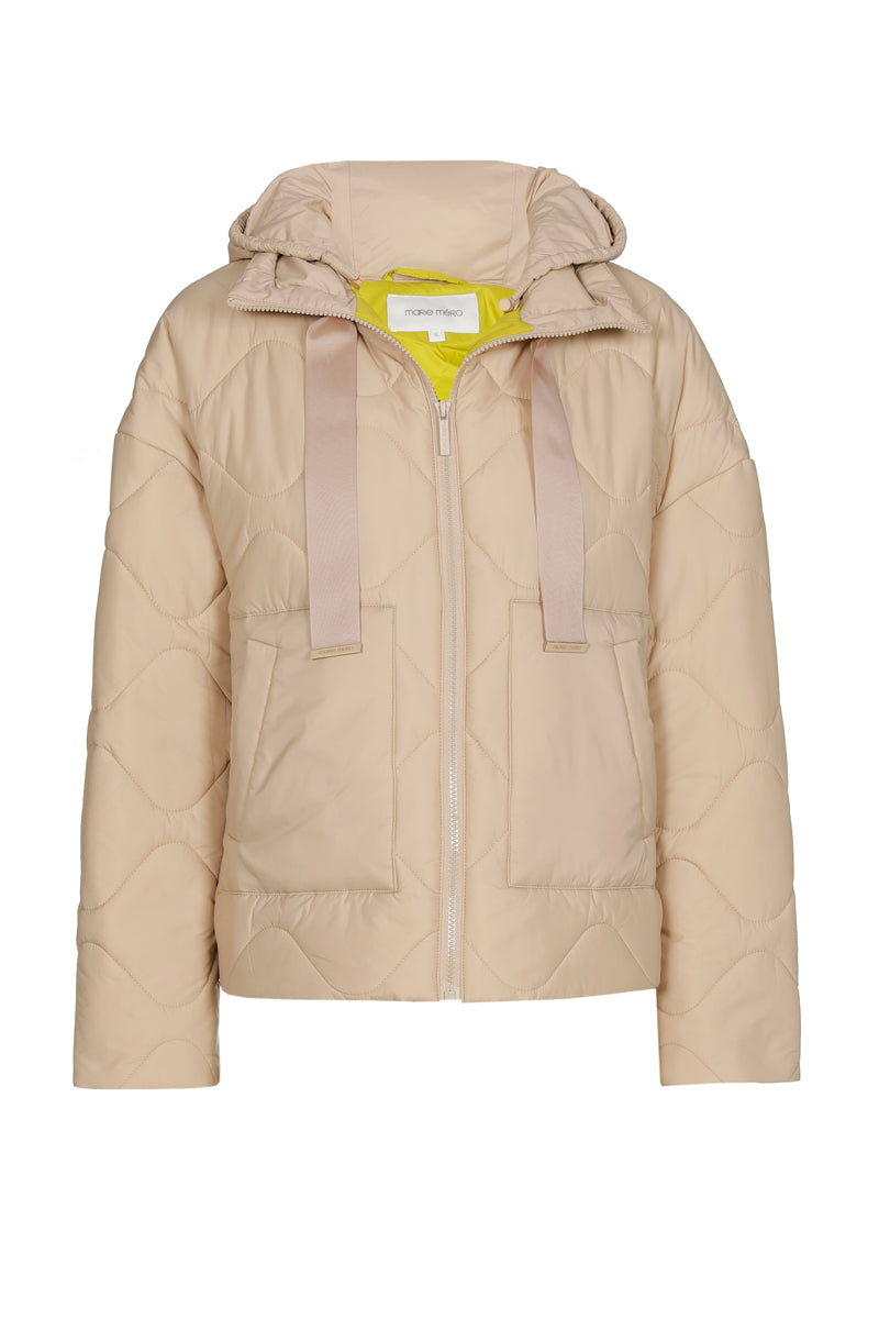 Parka courte beige 