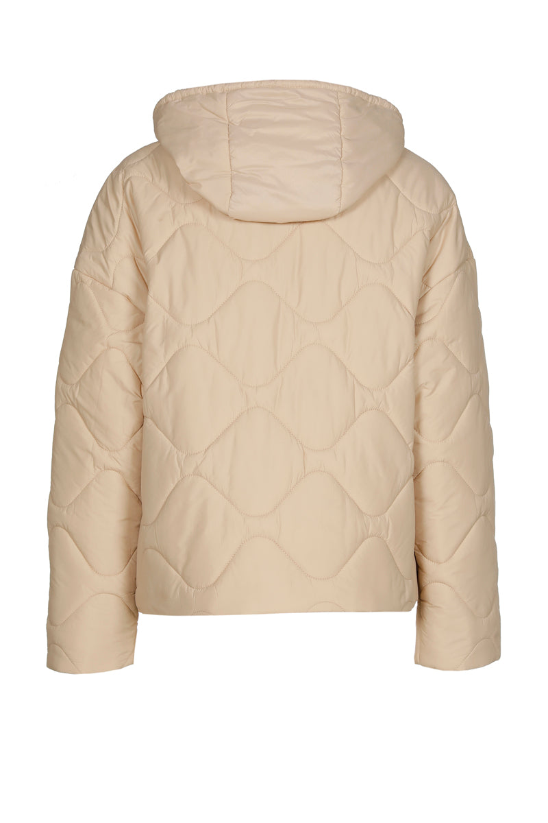 Parka courte beige 