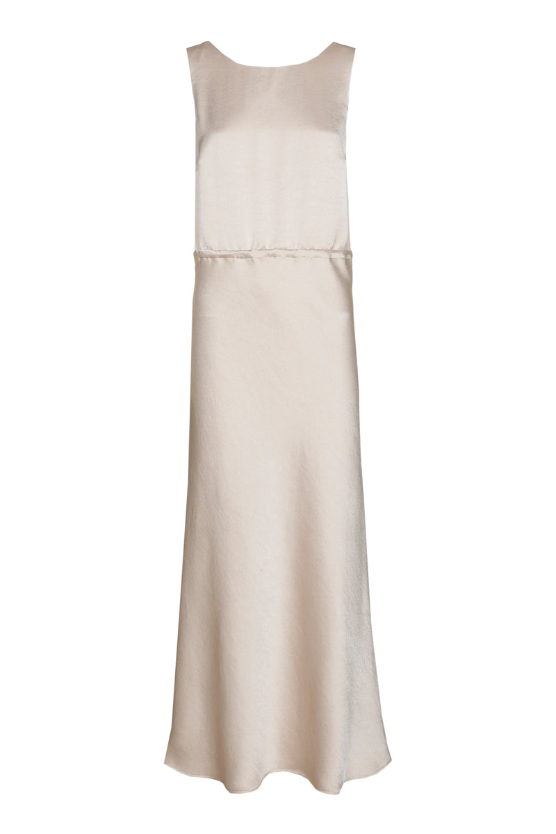 Long elegant sleeveless dress