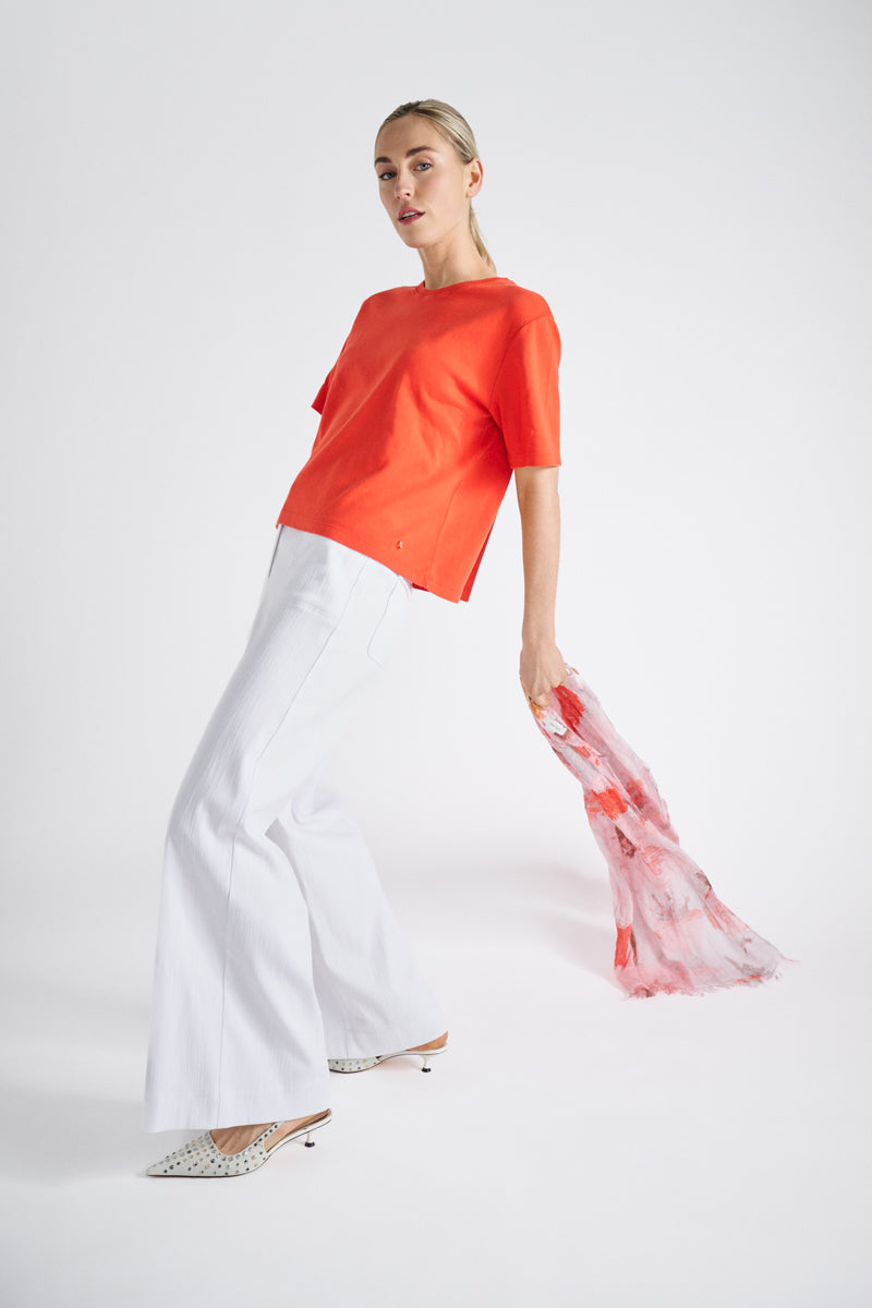 Boxy cotton t-shirt 