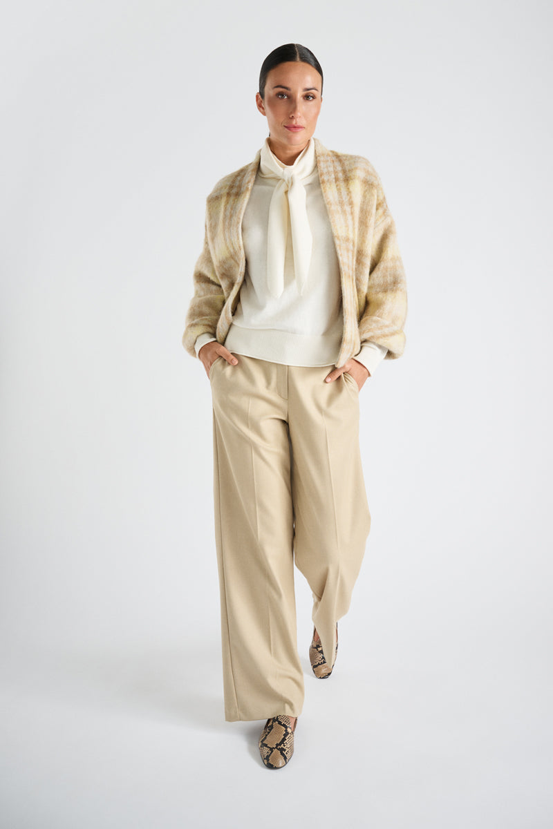 Rechte lange broek met zakken