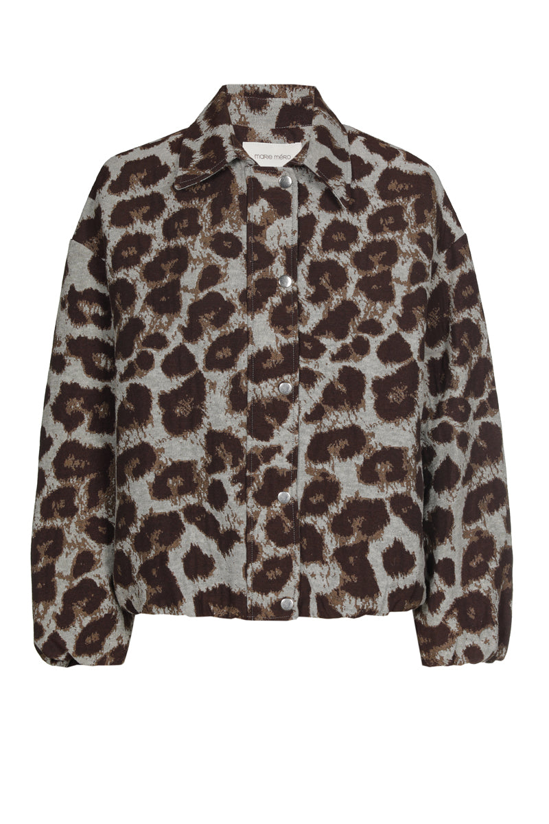 Veste-chemisier avec imprimé animal