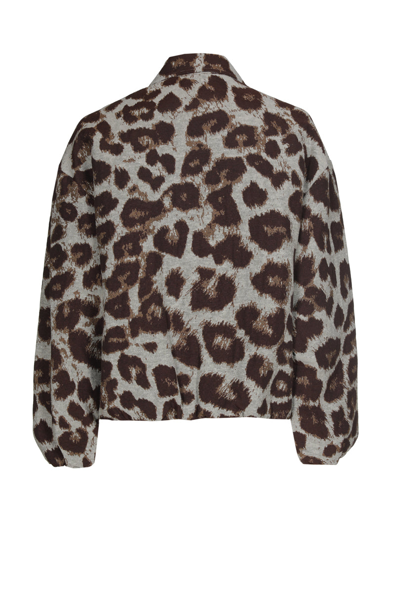 Veste-chemisier avec imprimé animal