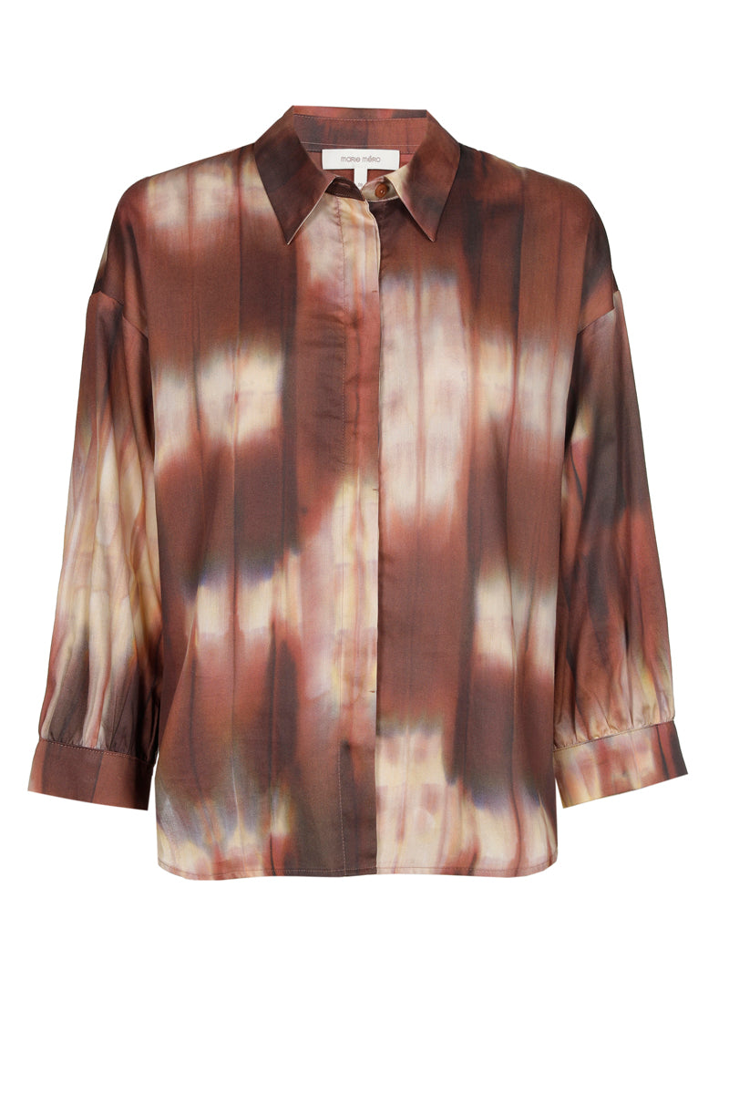 Batik boxy print shirt