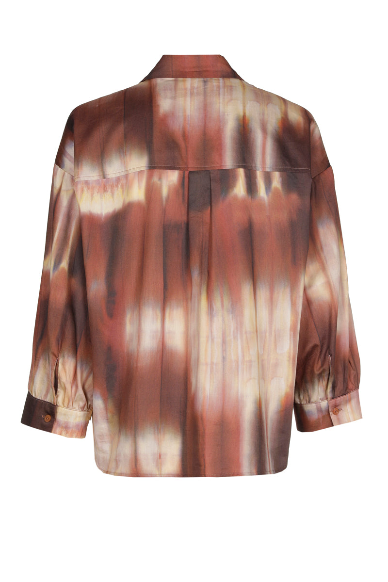 Batik boxy print shirt