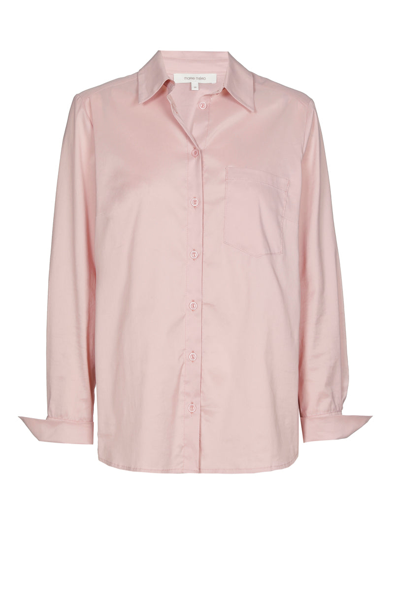 Classic straight pink shirt