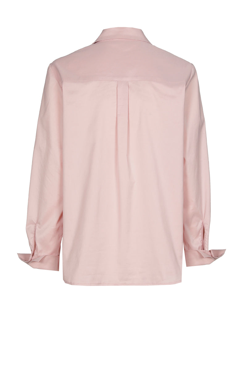 Classic straight pink shirt