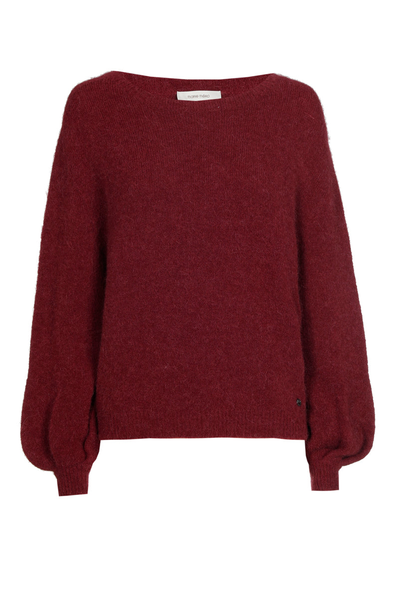 Pull doux à manches longues et col rond