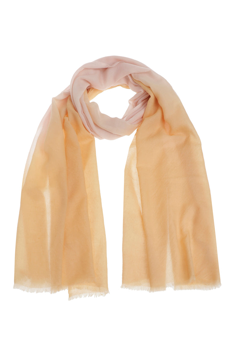 Dégradé wool scarf