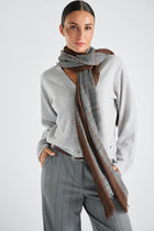Echarpe mix carreaux laine