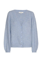 Sky blue V-neck cardigan