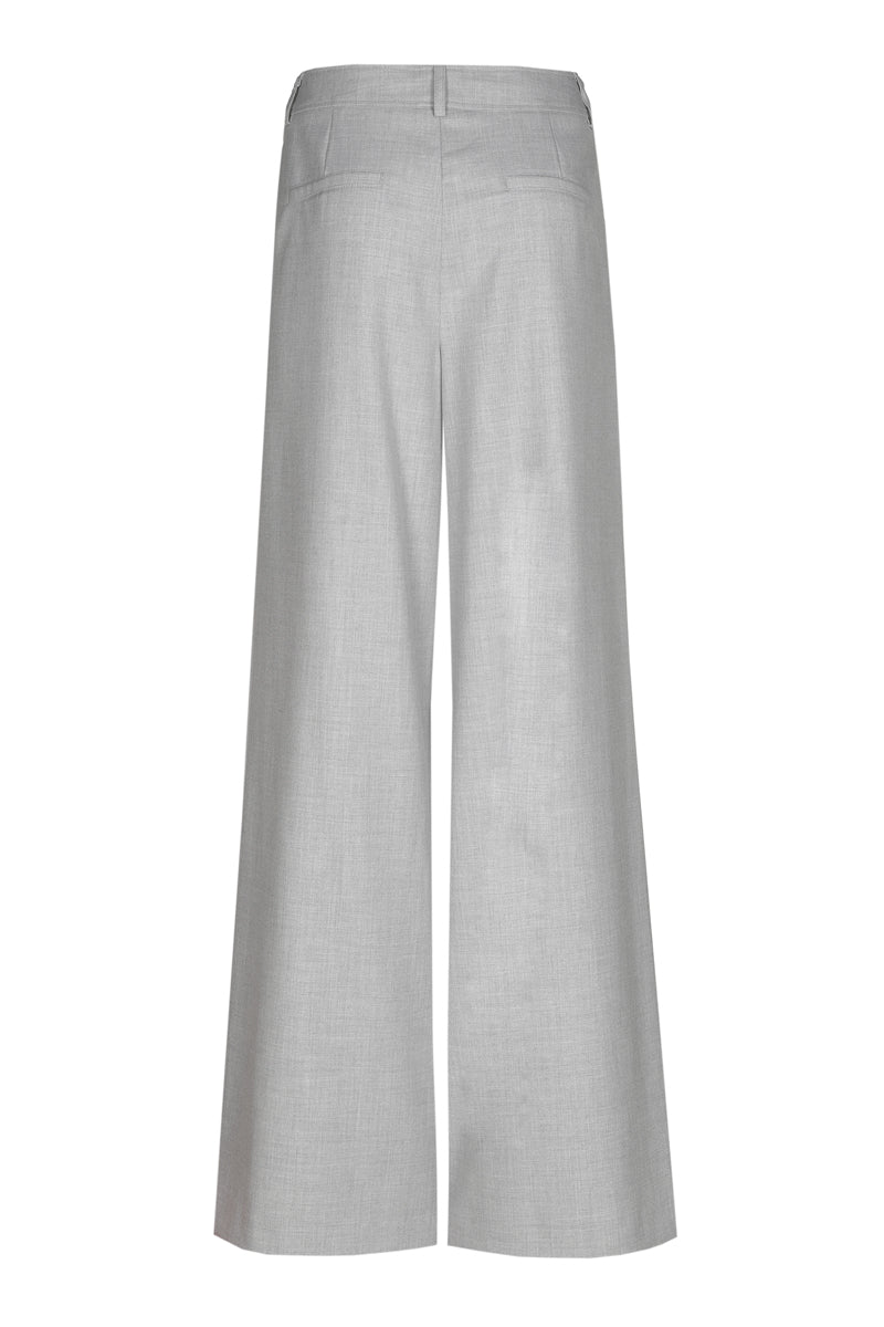 Wijde grijze broek