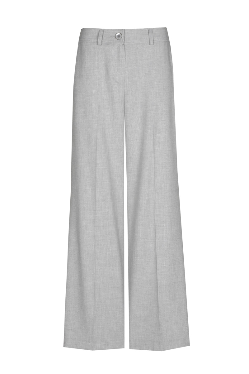 Straight long grey fluid pants 