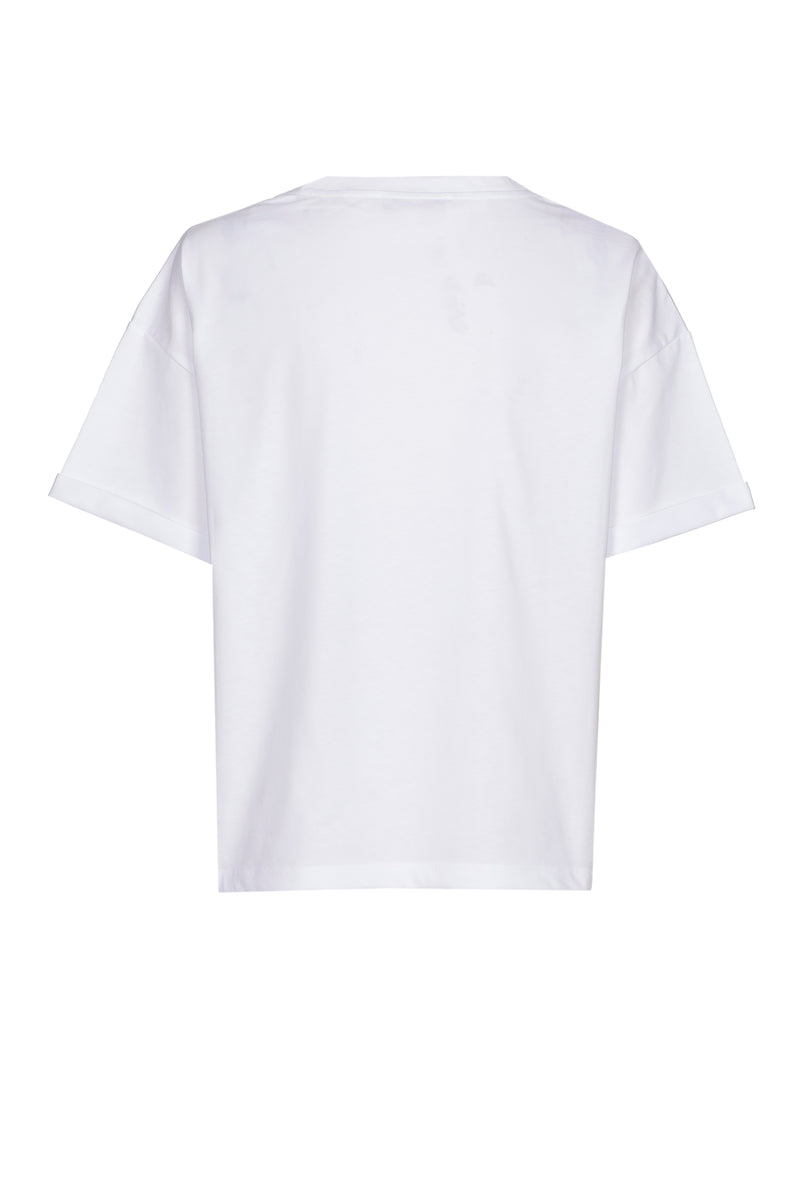 Boxy t-shirt with bandana print
