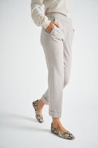 Pantalon 7/8 avec ceinture élastiquée