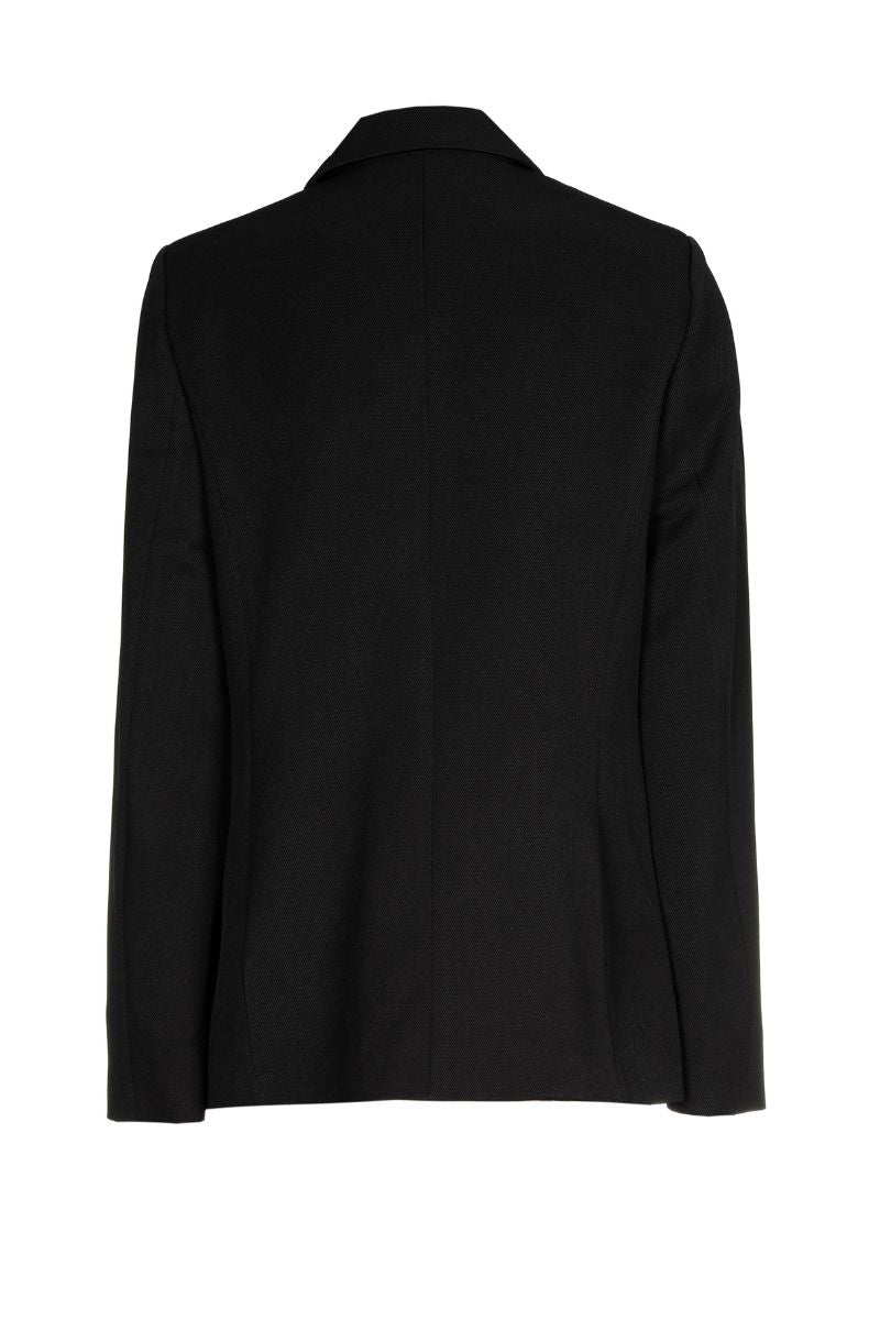 Blazer noir ajusté pour toutes les occasions
